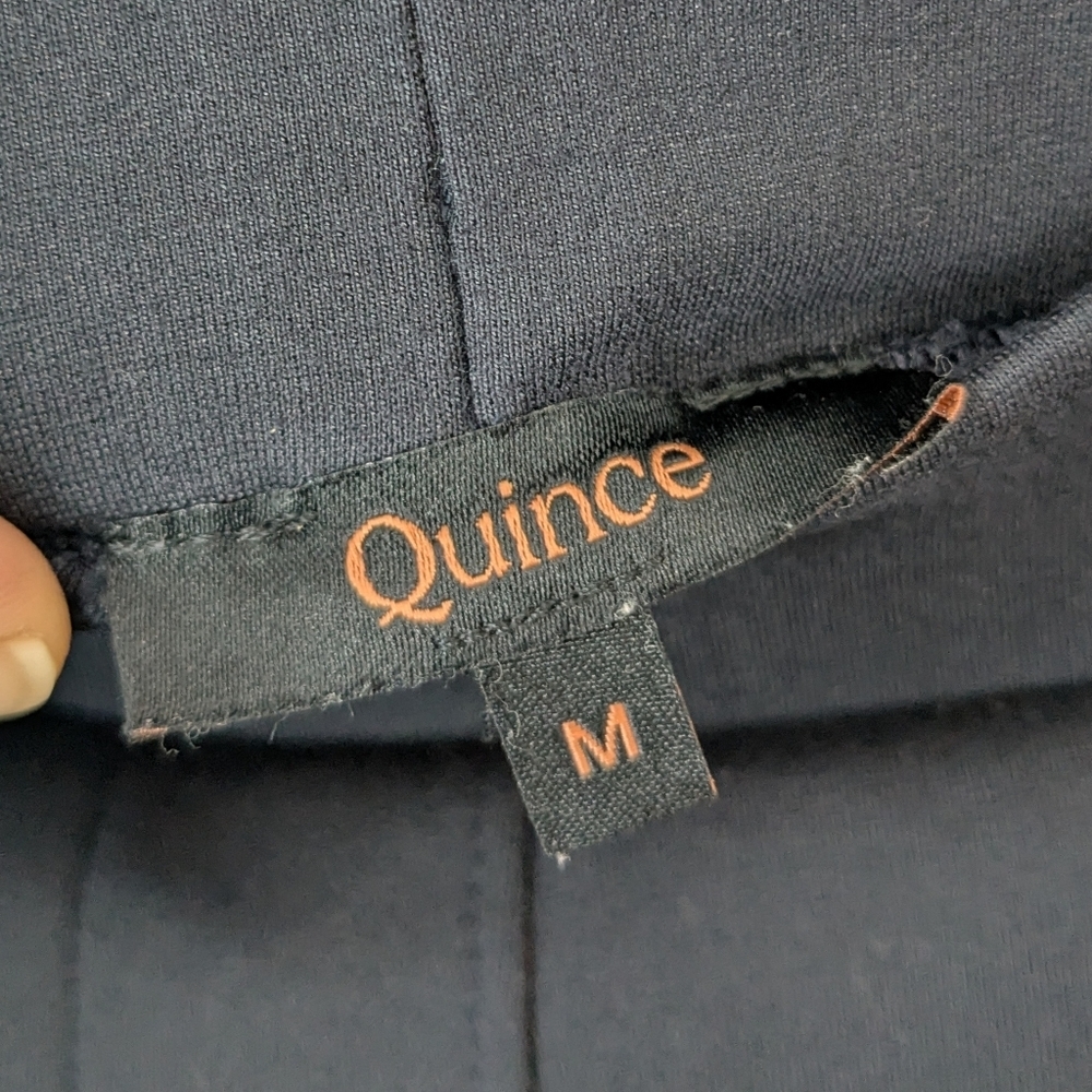 Quince Ponte Wide Leg Stretch Pant - Picture 4 of 6